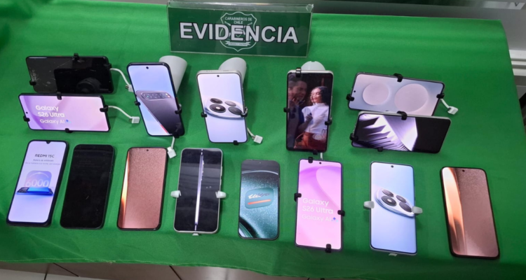 Detienen en San Carlos a banda que robó $20 millones en celulares desde tienda en Temuco