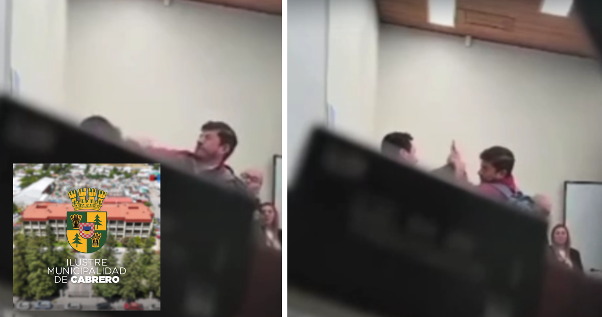 Municipio de Cabrero expresa su “más enérgico rechazo” ante pelea a golpes entre concejales