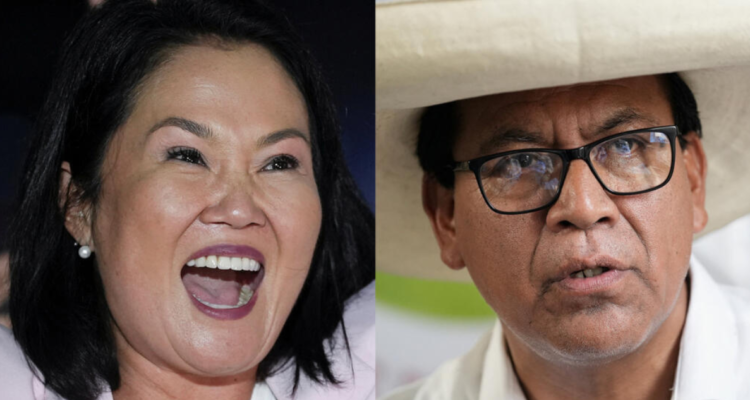 Keiko Fujimori y Roberto Sánchez