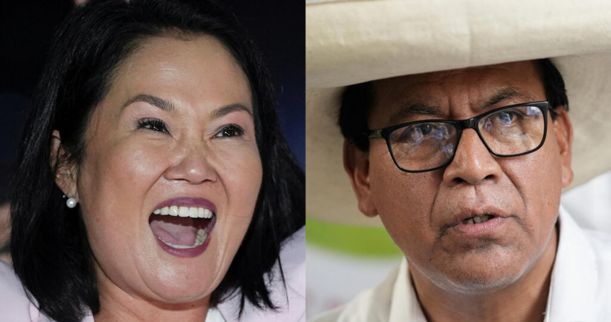 Keiko Fujimori y Roberto Sánchez