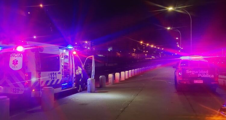 Golpeado en caleta Abarca en Viña del Mar