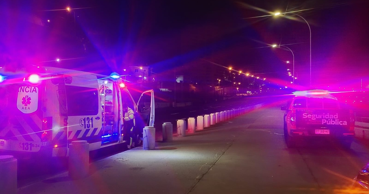 Golpeado en caleta Abarca en Viña del Mar