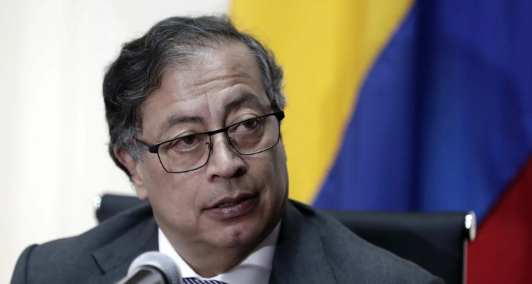 El presidente de Colombia, Gustavo Petro