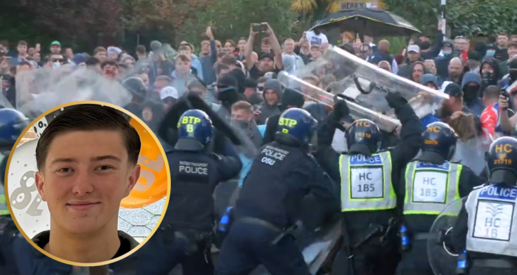 Reino Unido vive tensa jornada de protestas contra la policía por asesinato de estudiante ’blanco’