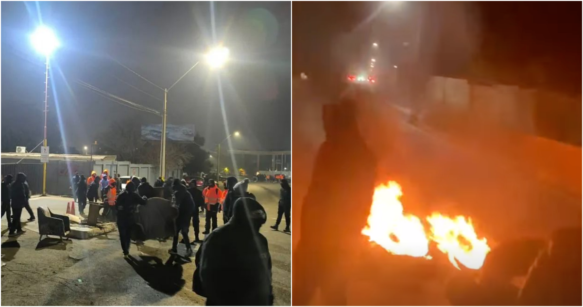 Trabajadores de empresa contratista inician huelga en División Andina de Codelco: hubo bloqueo de ruta