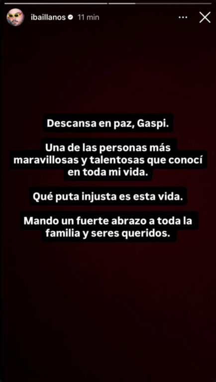 "Una de las personas más maravillosas": Ibai despide a Gaspi con un emotivo mensaje