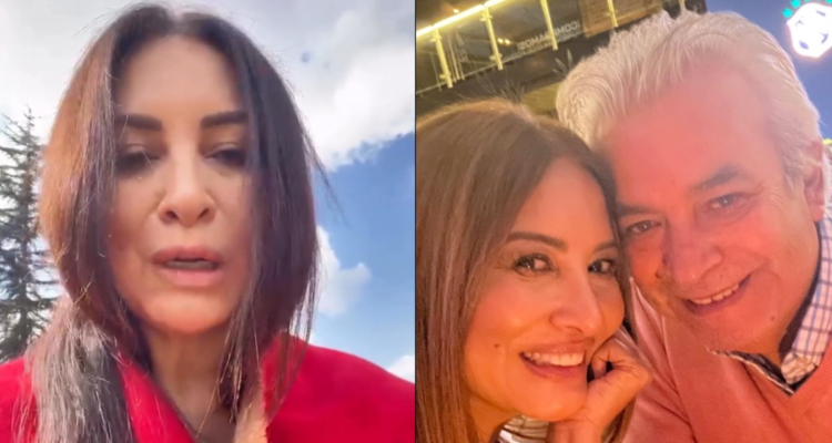 Myriam Hernández y su padre