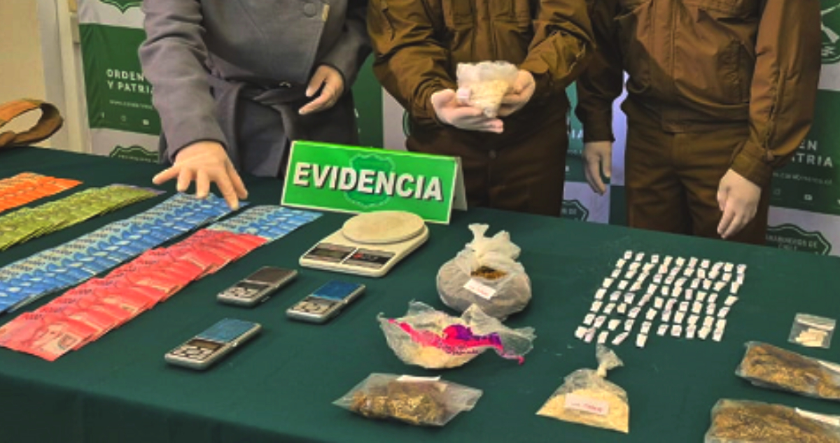 Incautan por primera vez en Antofagasta la “droga del terror” y capturan a 19 sujetos en megaoperativo