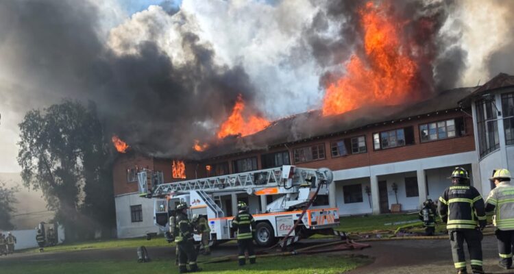 Incendio en Osorno