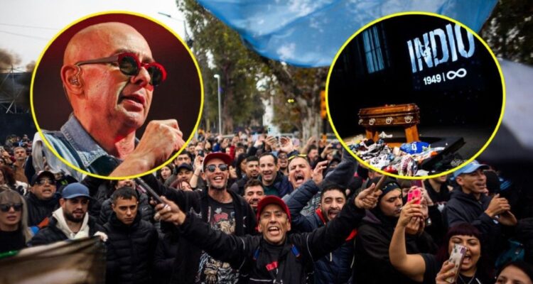 Por qué el Indio Solari es tan importante en Argentina: familia pidió cerrar el velorio