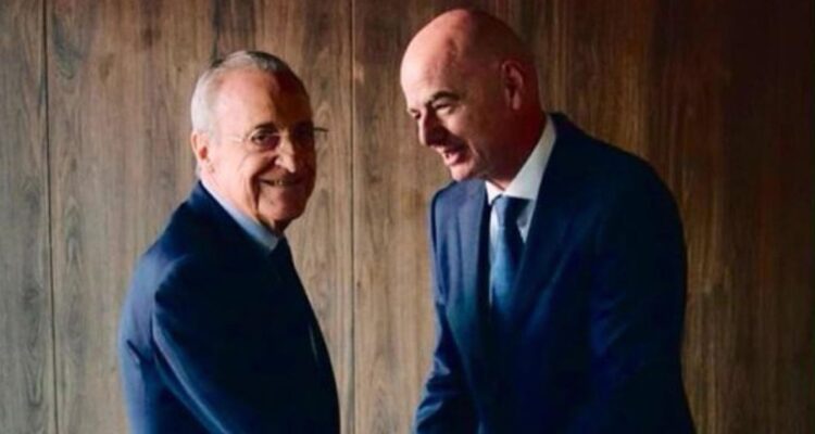 Gianni Infantino elogia ampliamente a Florentino Pérez a cuatro días de las elecciones en Real Madrid