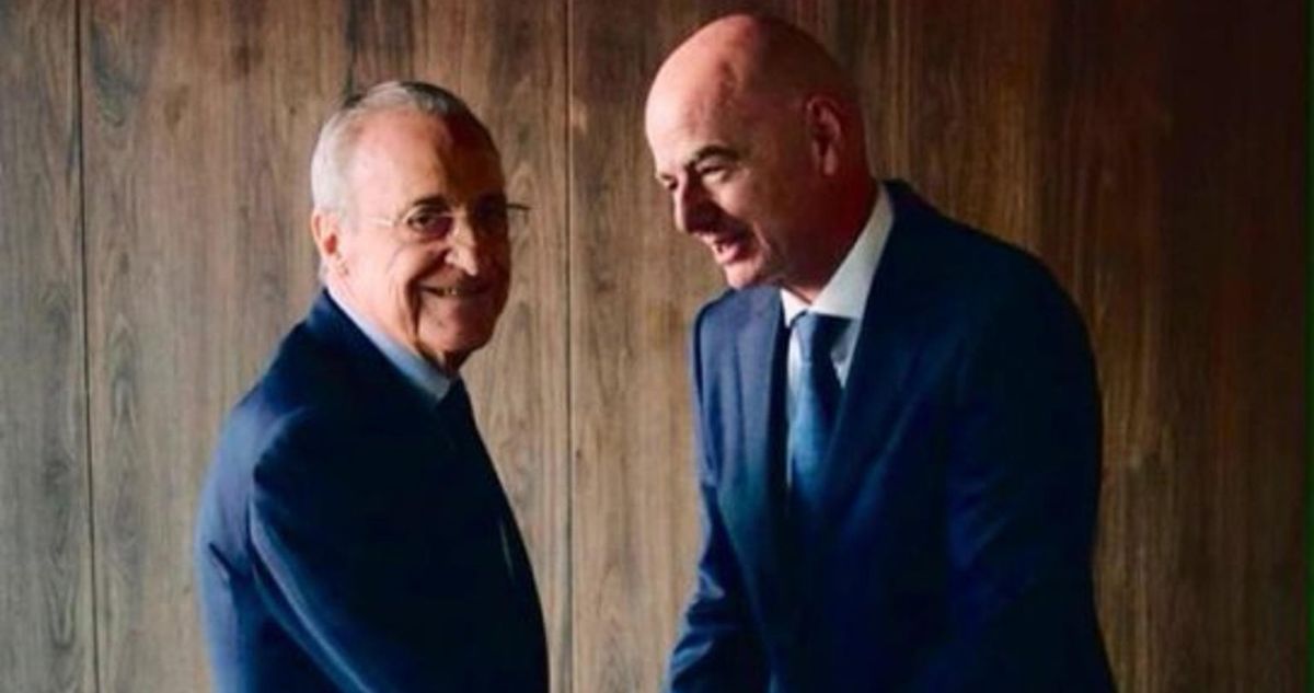 Gianni Infantino elogia ampliamente a Florentino Pérez a cuatro días de las elecciones en Real Madrid