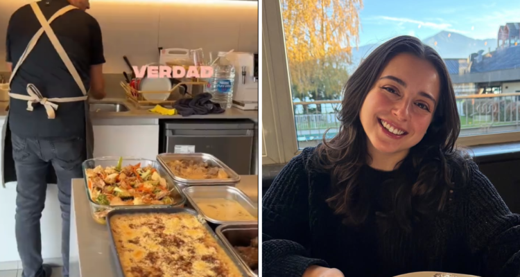 Influencer Dianella Coppo en referencia a Chef Privado