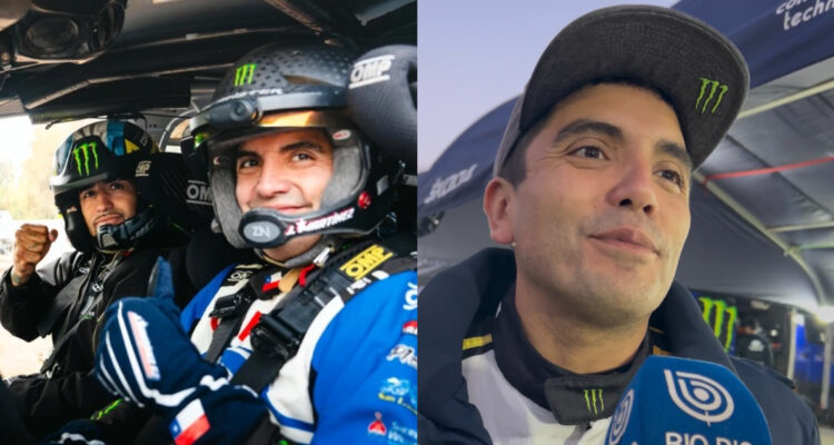 Jorge Martínez comercial con Vidal y Diálogo con BioBioChile en RallyMobil Nacimiento Negrete