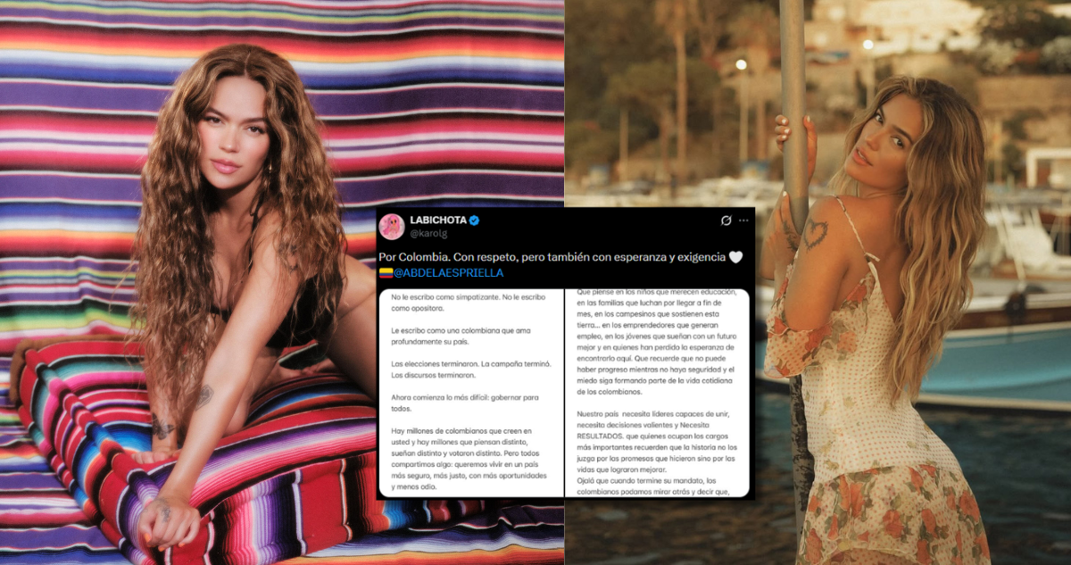 “El poder que recibió no es un trofeo”: Karol G emite carta para De la Espriella tras ganar elecciones
