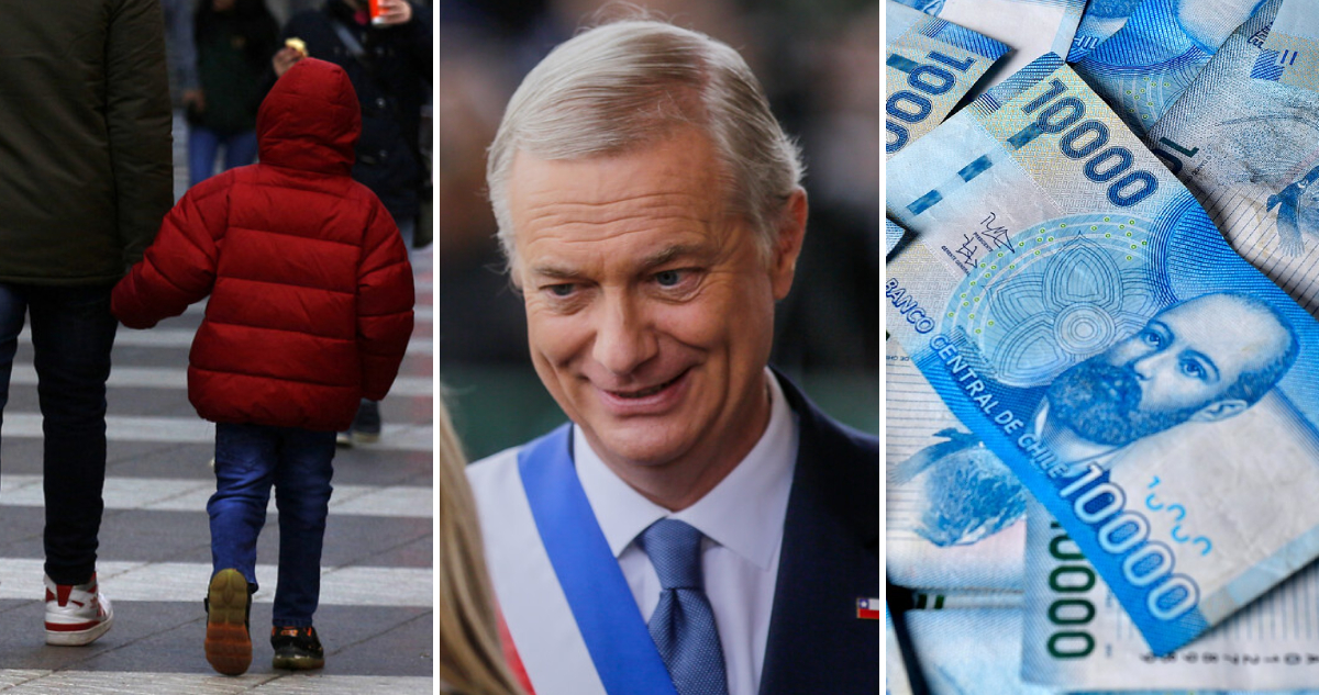 Kast anuncia ayuda económica de $30 mil por hijo para aliviar el bolsillo de los hogares