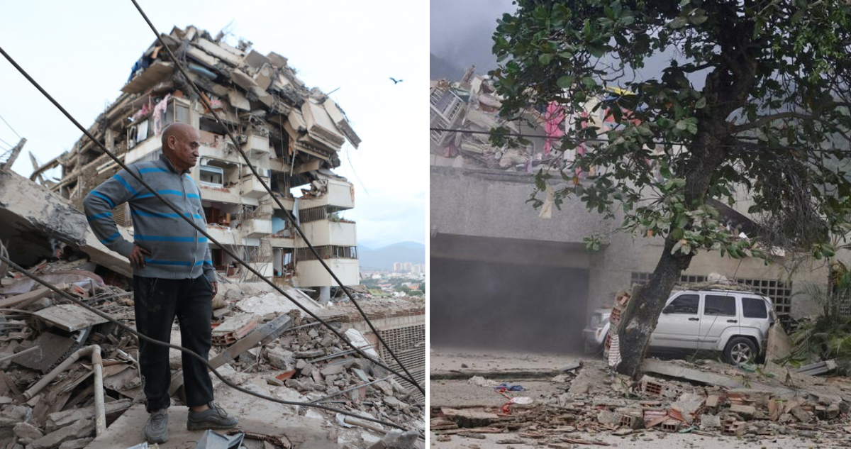 Destrucción en La Guaira