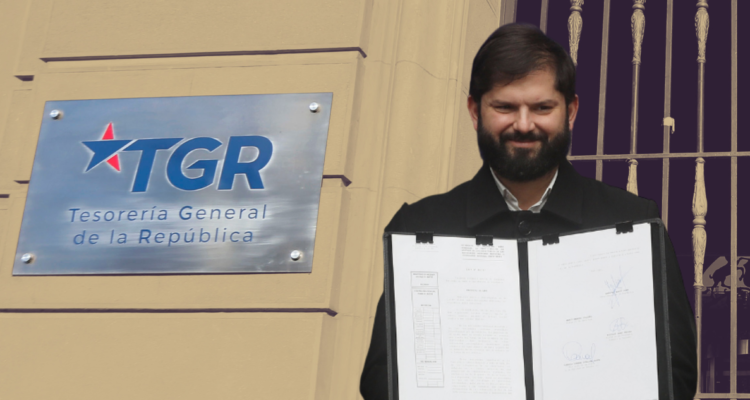 La ley promulgada por Boric que habría permitido a la TGR "agilizar" el embargo a deudores del CAE