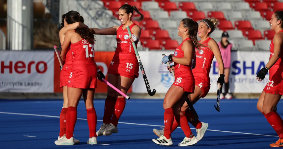 Las Diablas hockey césped vs Corea