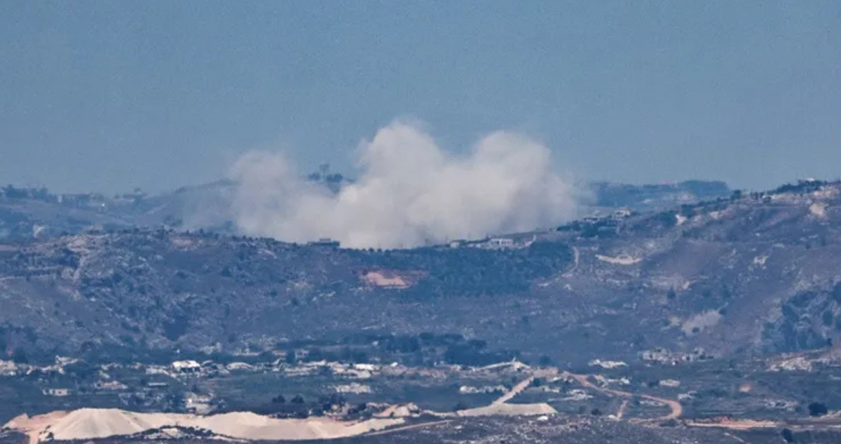 Humo tras un ataque israelí en el sur del Líbano el 31 de mayo