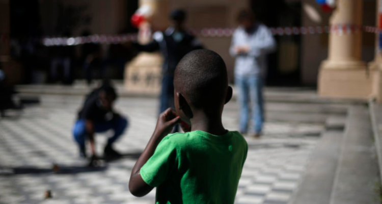 Niño haitiano