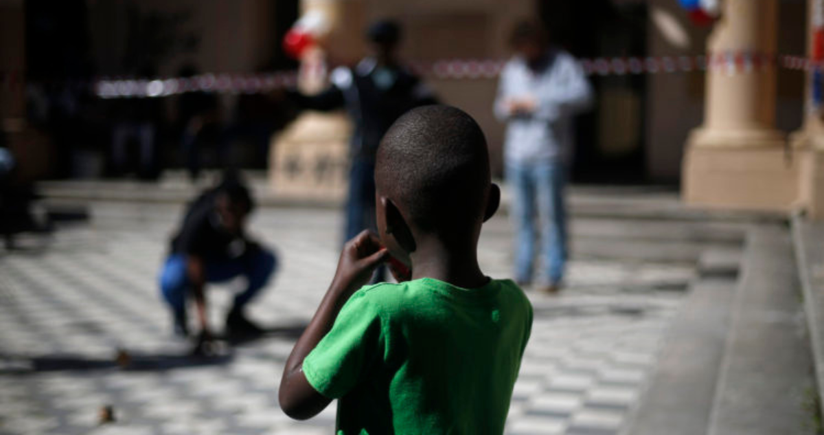 Niño haitiano