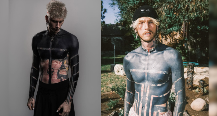 “Mi piel se puso amarilla”: Machine Gun Kelly revela raros efectos secundarios tras tatuaje ‘blackout’
