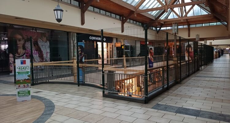 Mall Cenco Temuco rejas