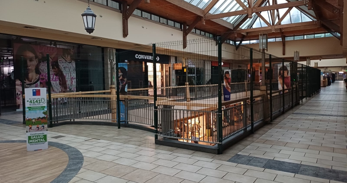 Mall Cenco Temuco rejas