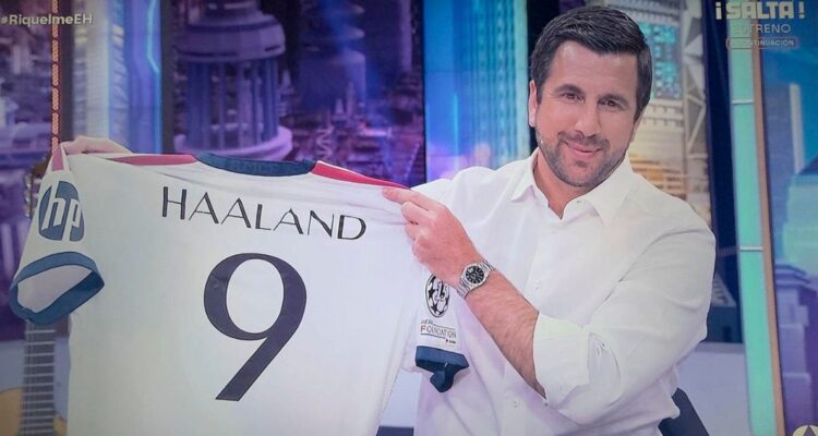 Enrique Riquelme prometió en TV fichaje de Erling Haaland al Real Madrid.