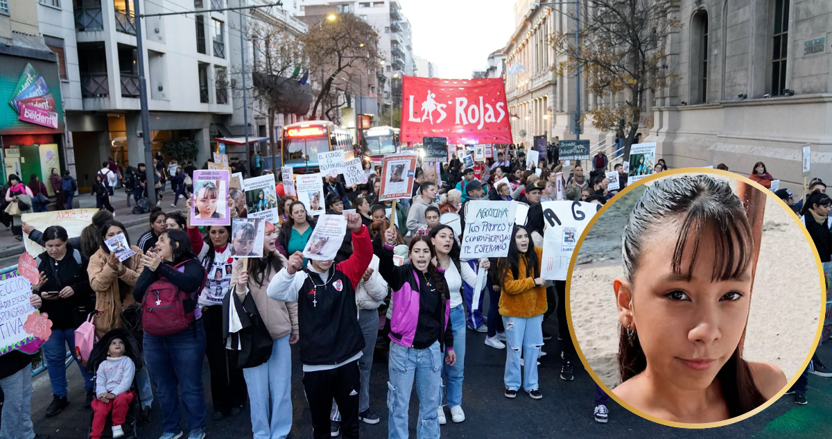 Marcha en Argentina por femicidio de Agostina Vega