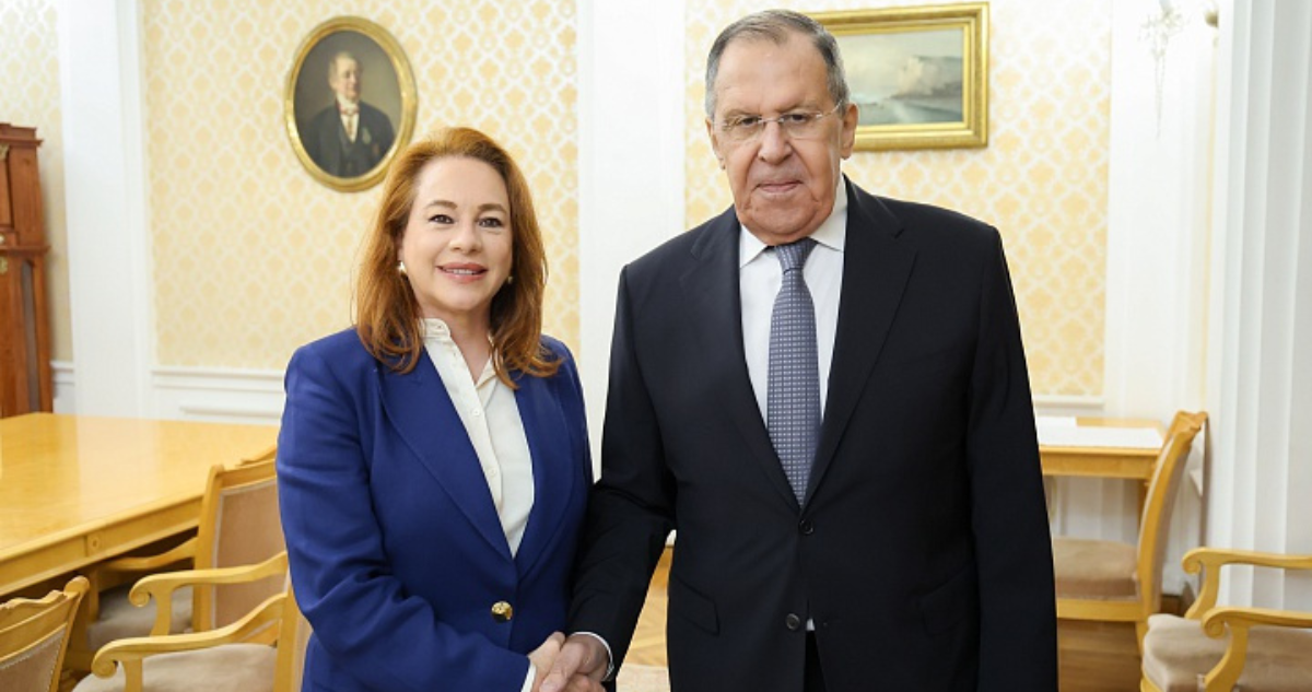 María Fernanda Espinosa y Sergei Lavrov