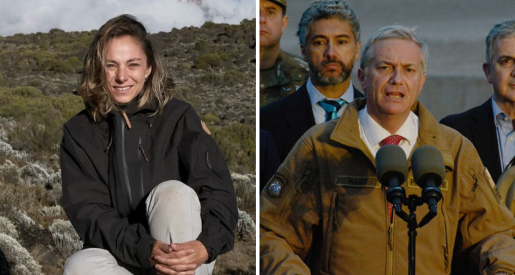 Mariana Derderían y José Antonio Kast