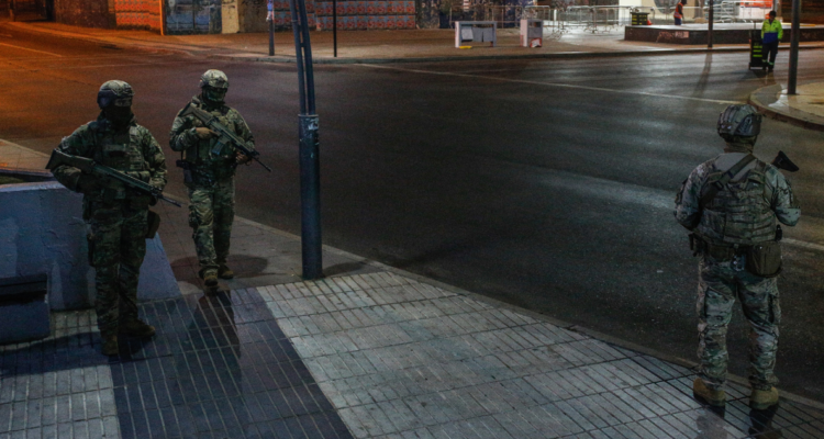 Militares en las calles