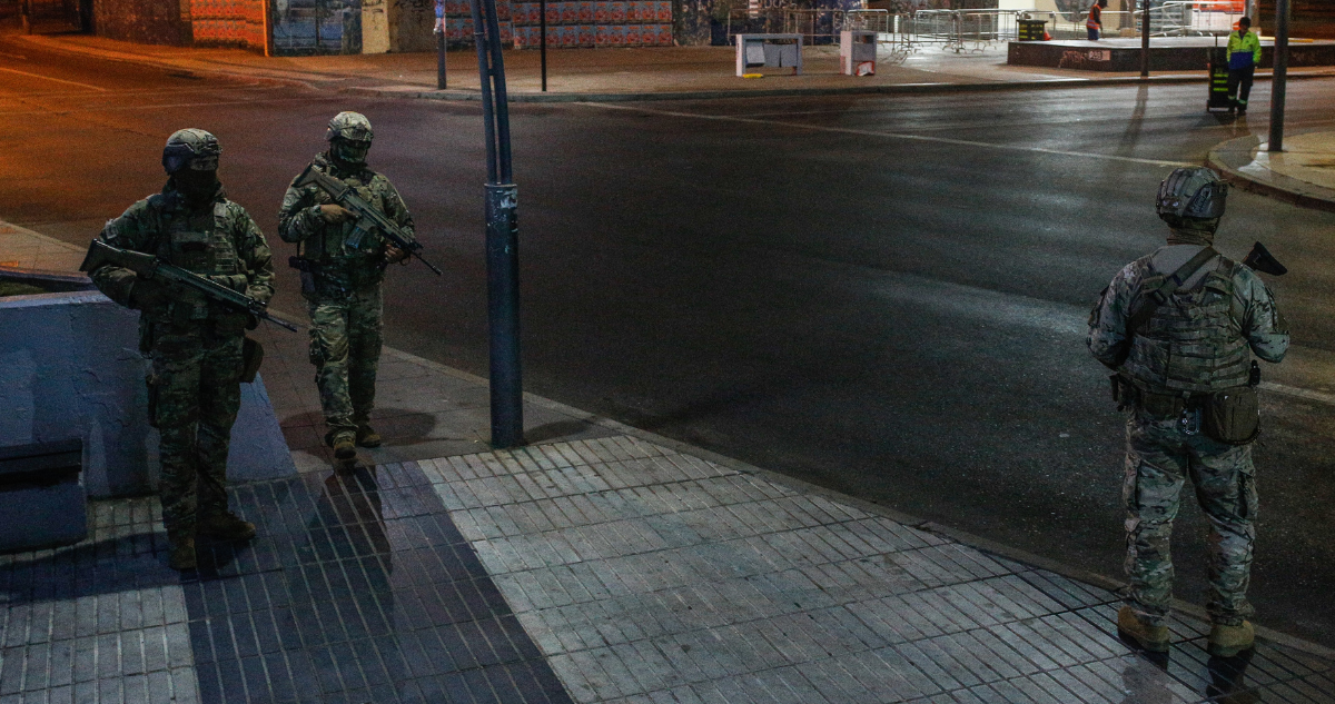 Militares en las calles