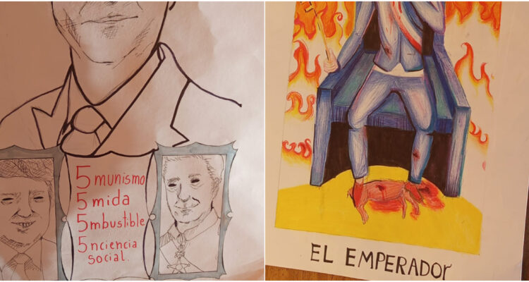 Solicitan fiscalización e indagatoria de muestra escolar con dibujos alusivos a presidente Kast