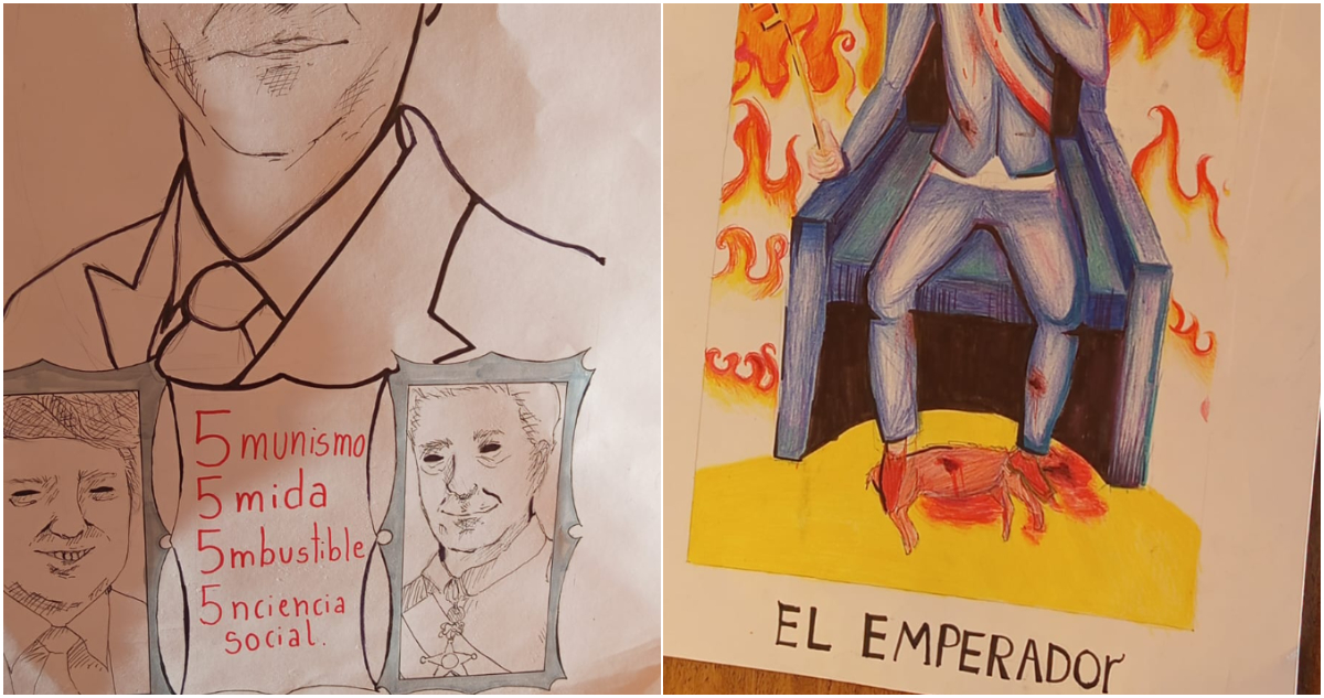 Solicitan fiscalización e indagatoria de muestra escolar con dibujos alusivos a presidente Kast