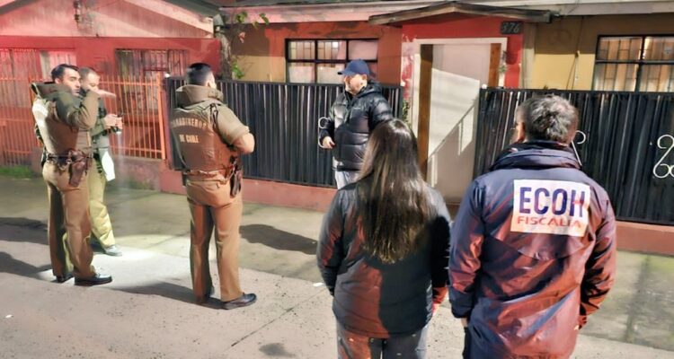Mujer baleada en Talcahuano