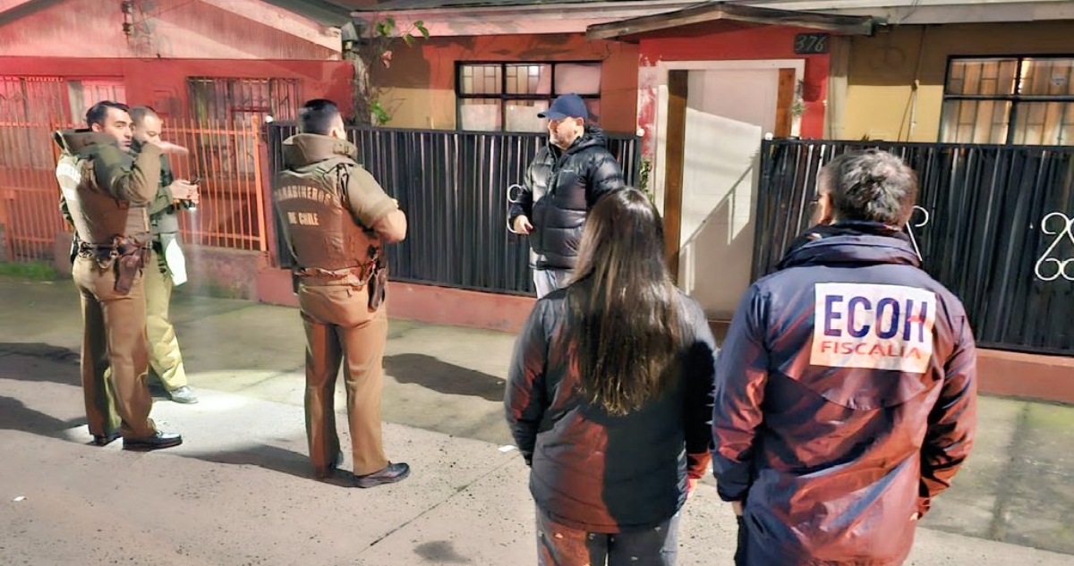 Mujer baleada en Talcahuano