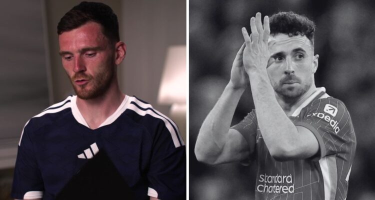 Andy Robertson, capitán de Escocia, jugará el Mundial 2026 en honor a Diogo Jota.