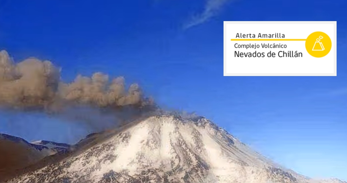 Navados de Chillán alerta amarilla