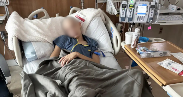Niño cáncer óseo