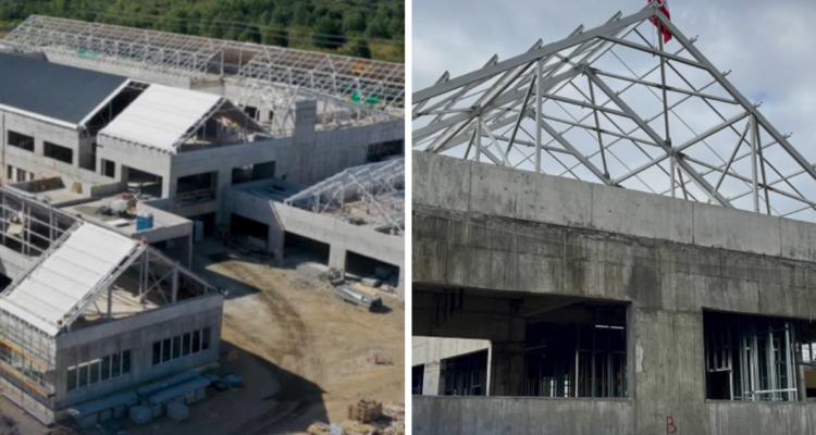 Un 62% de avance lleva la construcción del nuevo Hospital de Los Lagos