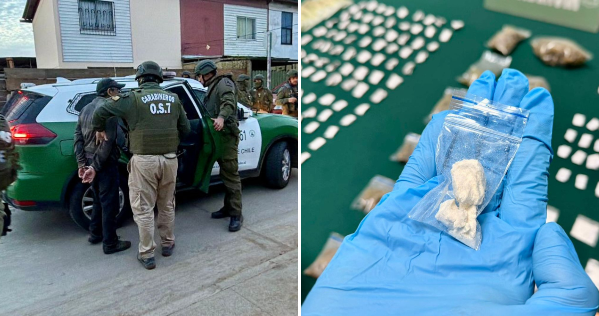 Operativo antidrogas en Algarrobo deja 5 detenidos y desarticula puntos de narcotráfico