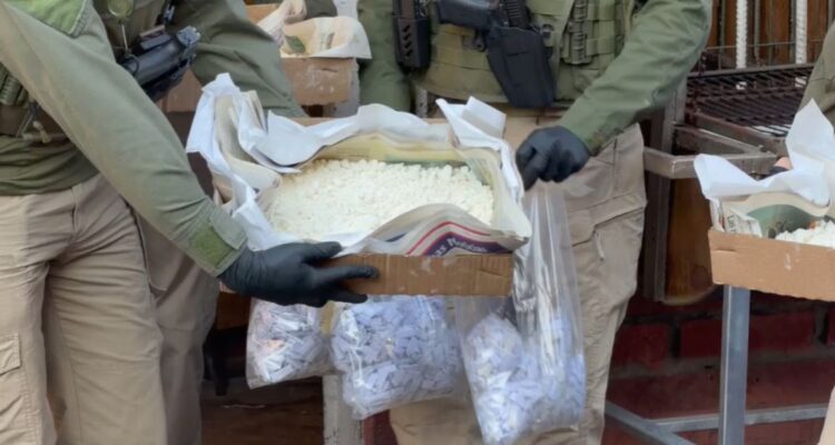 Operativo antidrogas en San Bernardo