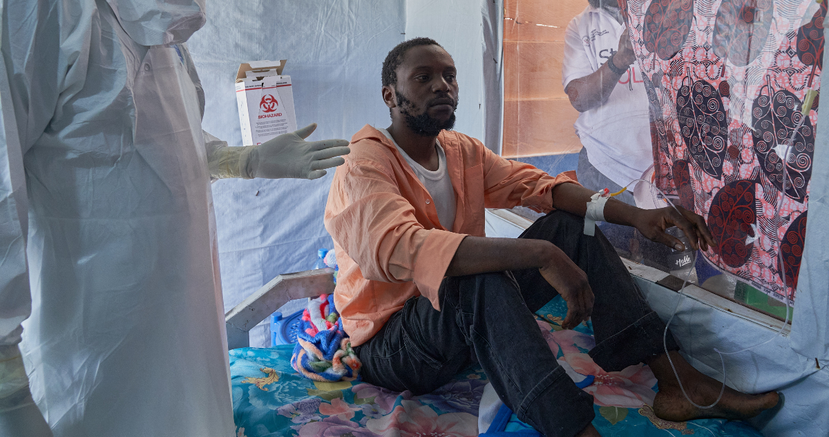 Paciente de ébola en la RDC