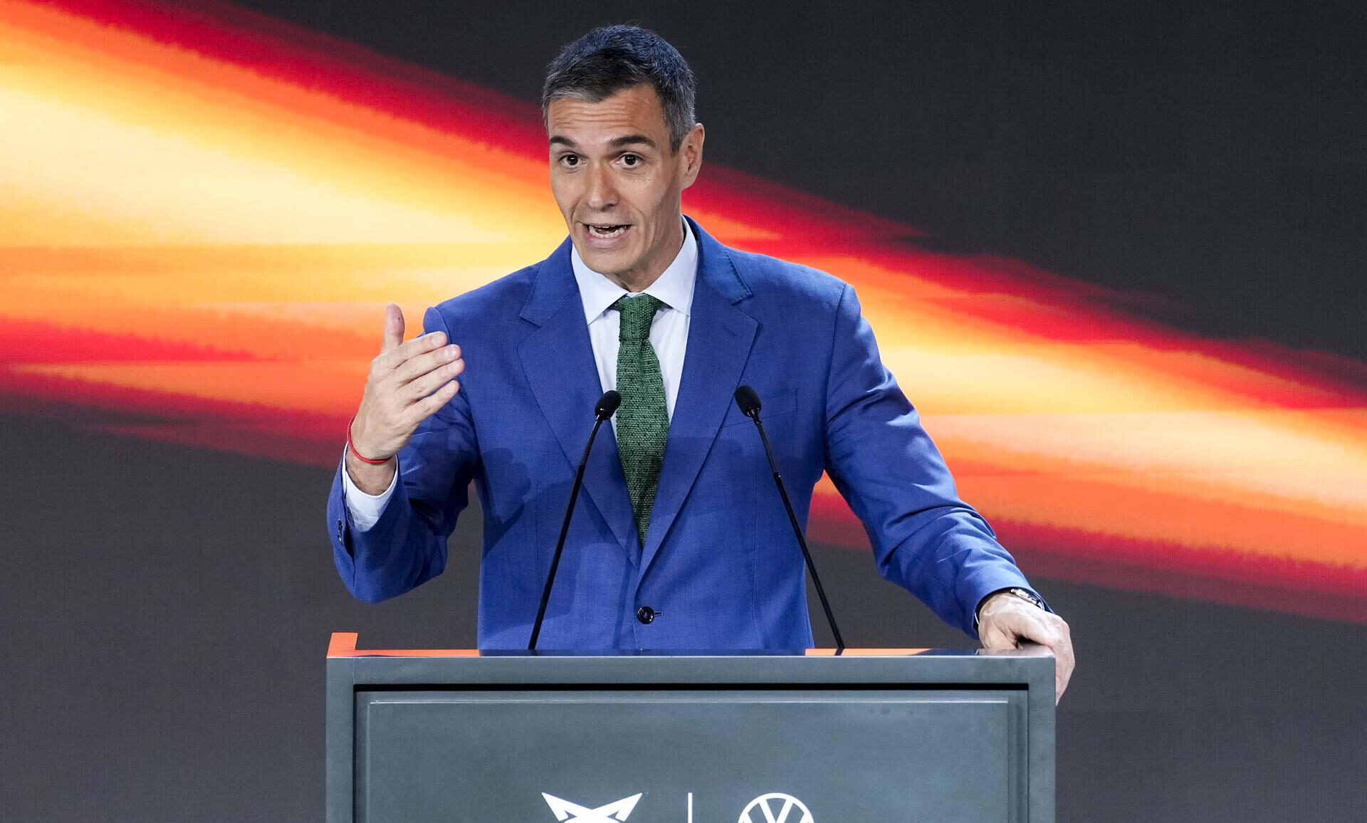 El presidente del Gobierno español, Pedro Sánchez