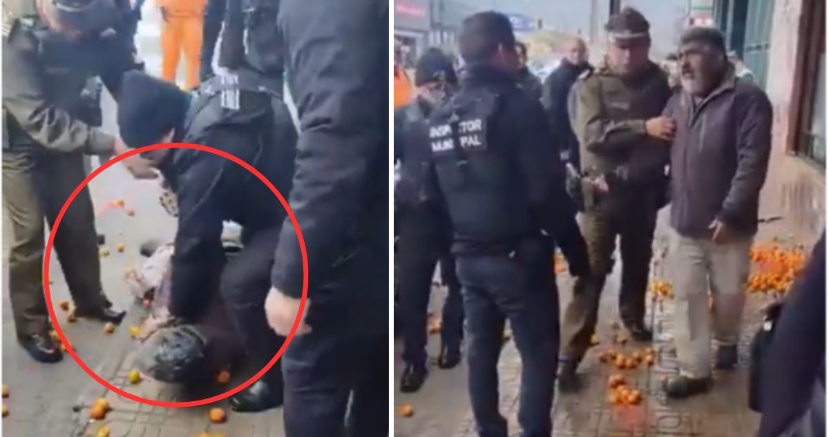 “Me da un combo”: Viral agresión de inspector municipal contra ambulante desata polémica en Curicó