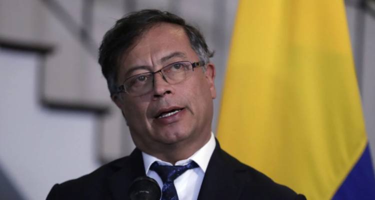 El presidente de Colombia, Gustavo Petro