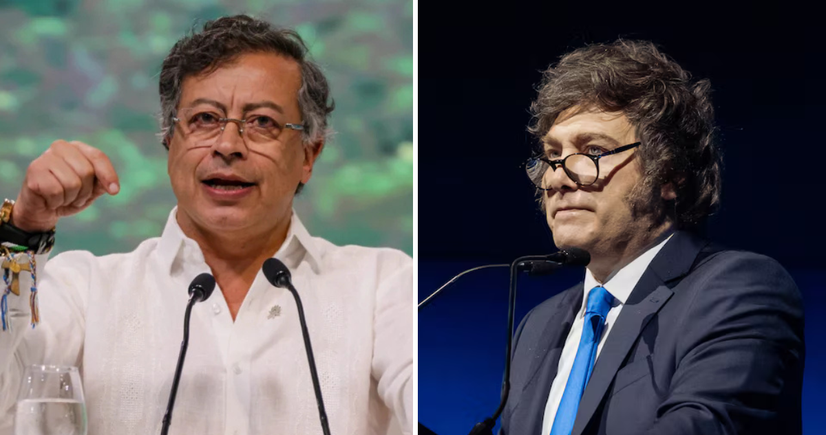 Petro critica a Milei